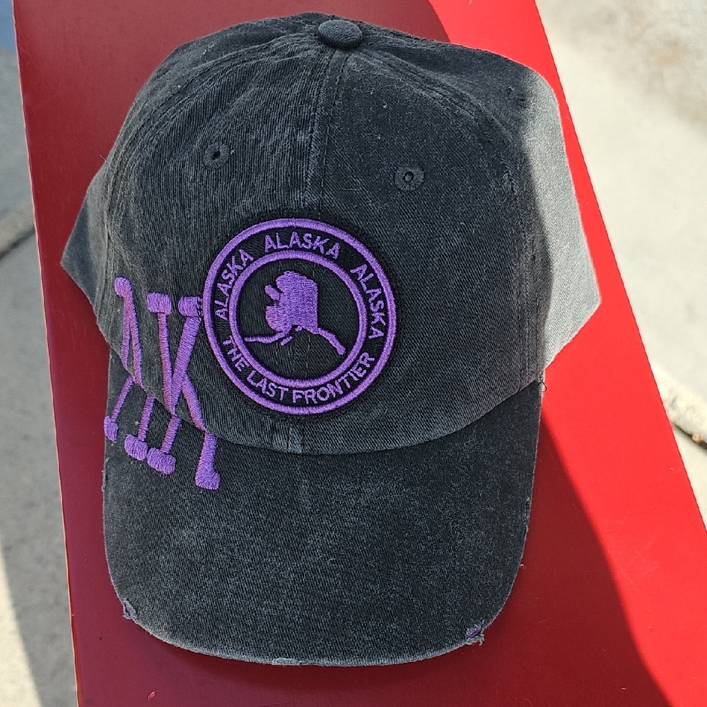 Robin Ruth Black and Purple Alaska Hat